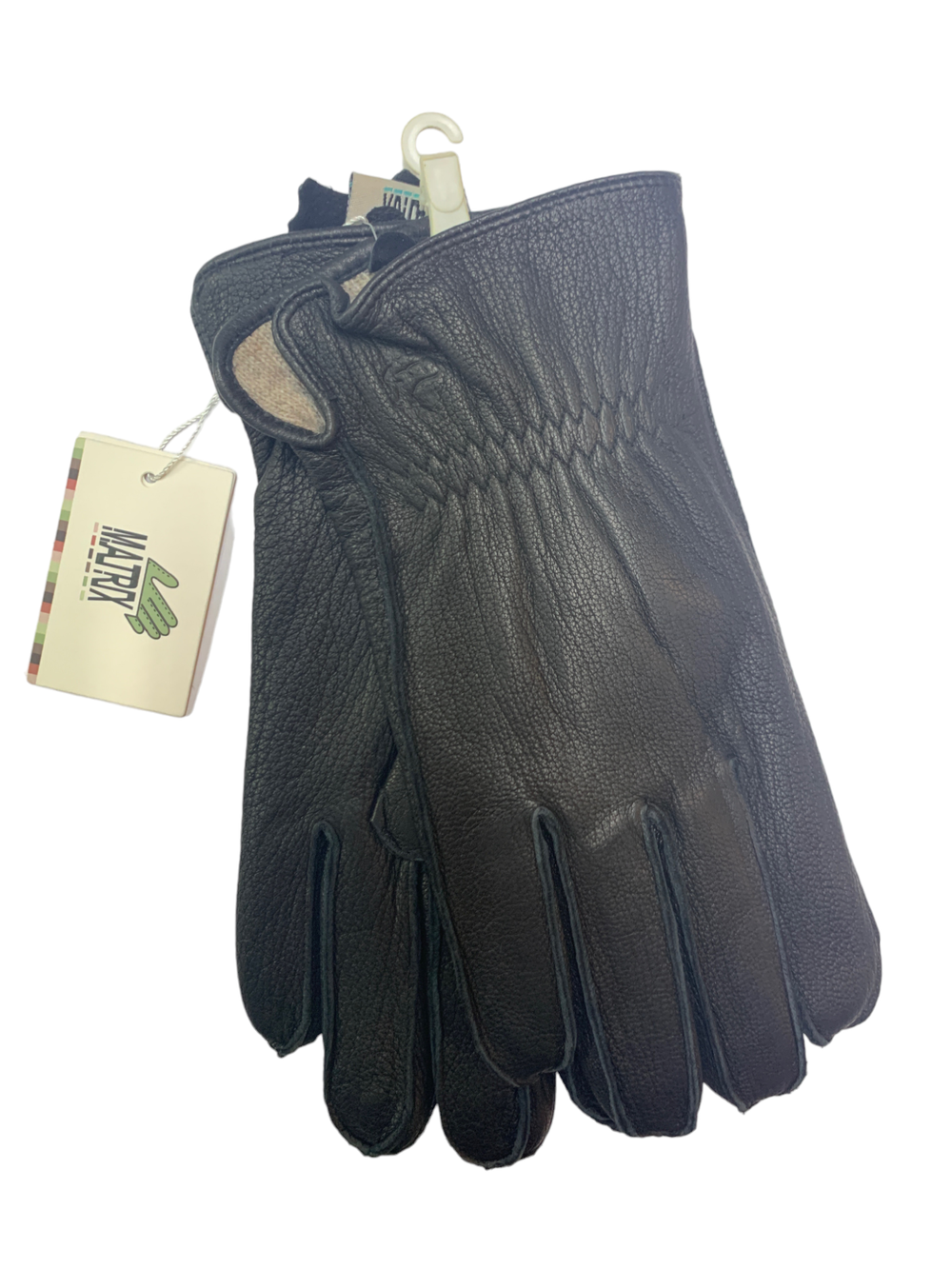 Перчатки. Мужские. Материал верха: Кожа оленя. Подклад: Трикотаж-шерсть. Наружний шов. 5 шт в упаковке.