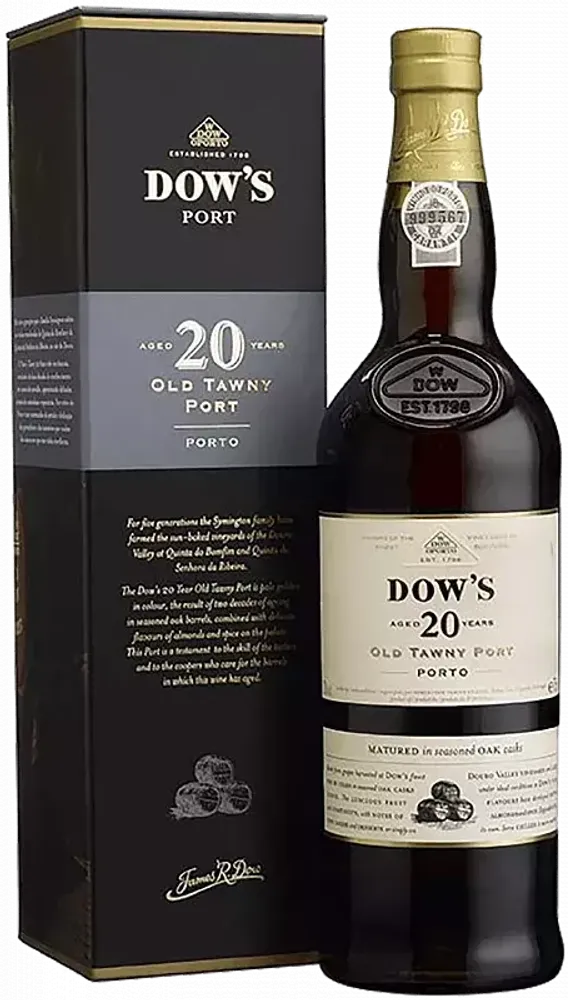 Портвейн Dow&#39;s Old Tawny Port 20 Years in tube, 0.75л