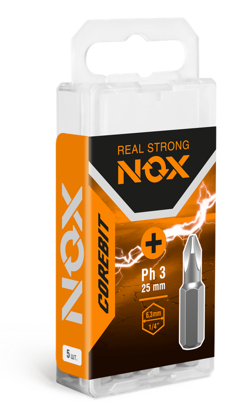 Бита Ph3 - 25 C6.3, 5 шт бокс COREBIT
