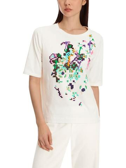 Marc Cain Футболка, расшитая пайетками