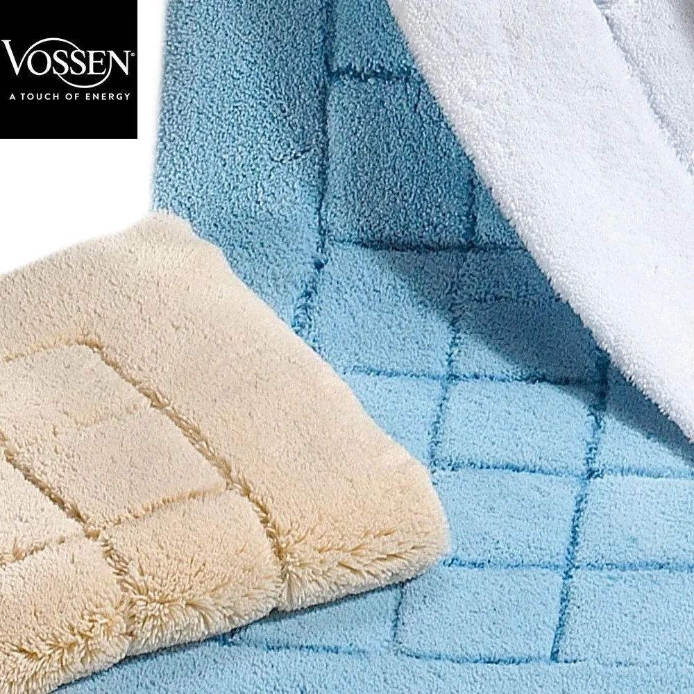 Коврик для унитаза 55x65 Vossen Exclusive 472 nepal синий