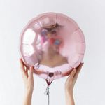 AN Шар круг 18" / 45 см золото розовое Rose Gold (БГ-15)