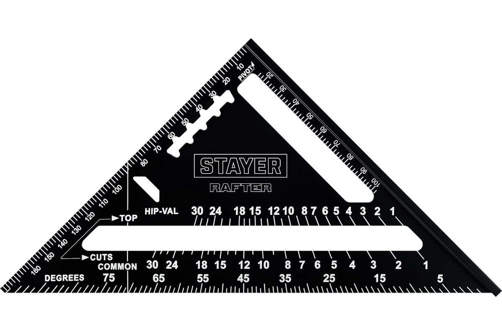 Универсальный кровельный угольник STAYER Rafter 5-в-1 170 мм 34306-17