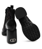 Кожаные ботильоны на каблуке GRACE 05 Liu Jo - черный(SF4125 PX549)