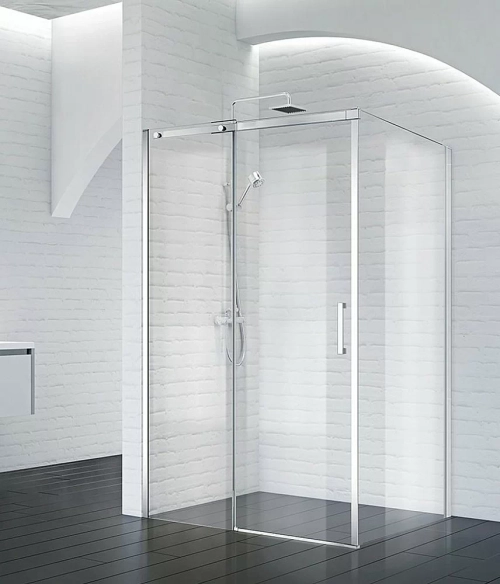 Душевой уголок BelBagno ACQUA AH-1 150x100 прозрачный/черный