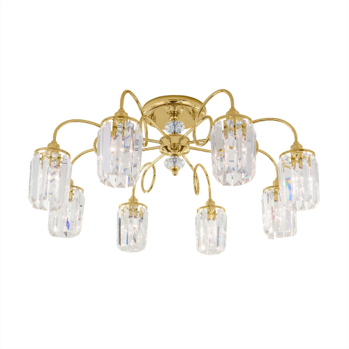 Citilux Синди CL330182 Люстра хрустальная Золото