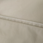 Комплект постельного белья Однотонный Сатин Премиум широкий кант на резинке OCPKR027