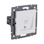 Розетка Ethernet RJ45 Cat.6, белый матовый Kollinger REA-018WM для Aspekt, Eleganz, Reflex