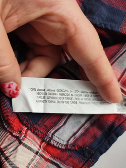 Блузка Bershka в клетку 48 размер