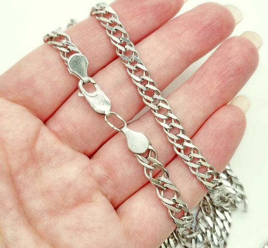 Цепочка Двойной ромб 5 мм_2