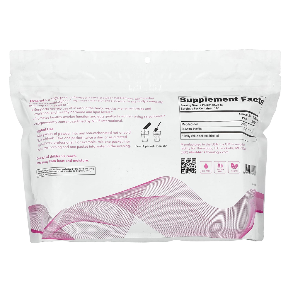 Theralogix, Оваситол 180 пакетиков (2,22 г) каждый