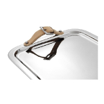 Поднос с кожаными ручками [Арт. 07250]