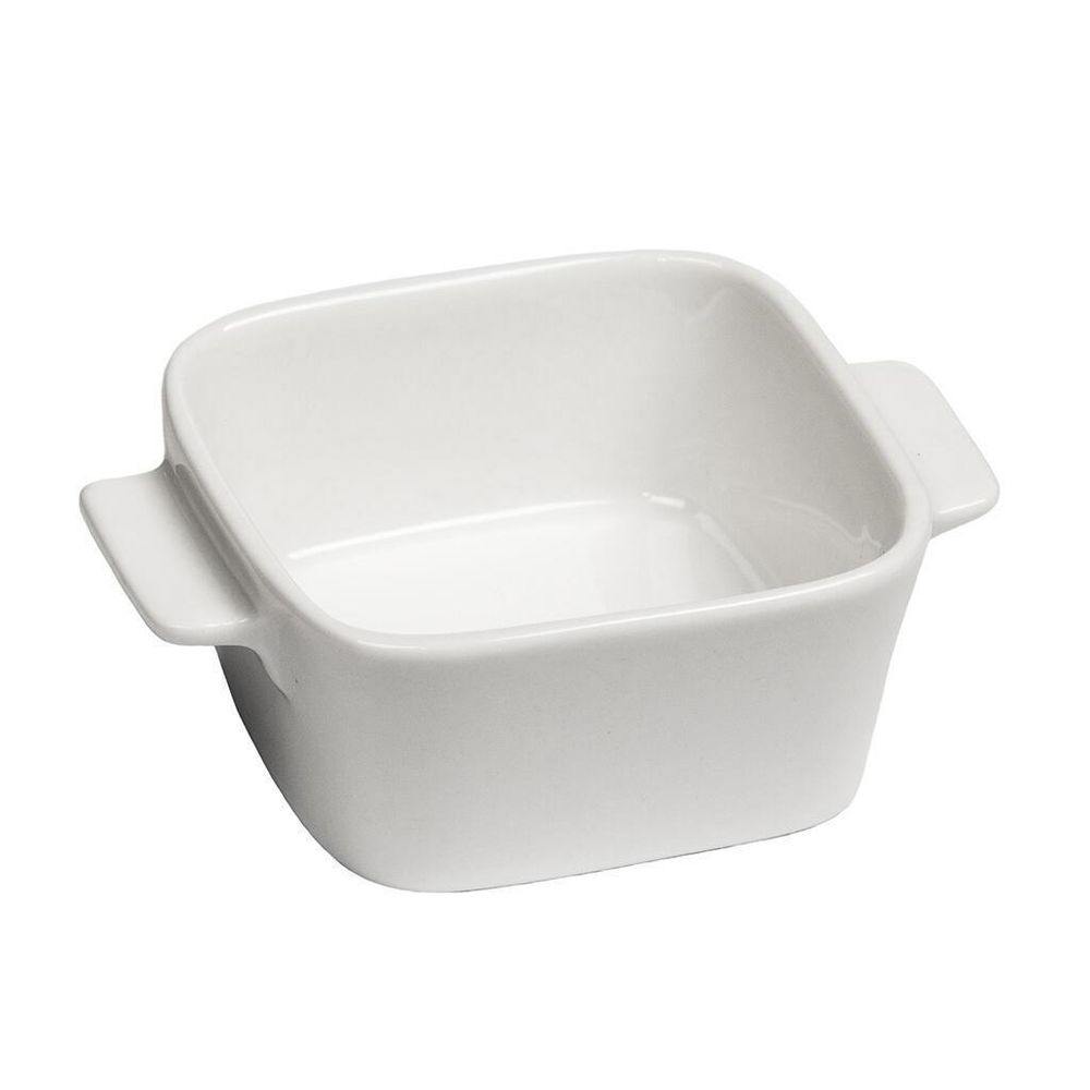 Соусник 60 мл 7*7 см h3,3 см Mini Mix с ручками белый фарфор P.L. Proff Cuisine [6]