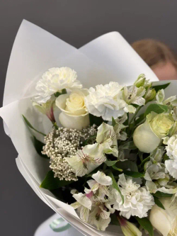 Букет цветов  Ванильный Чизкейк