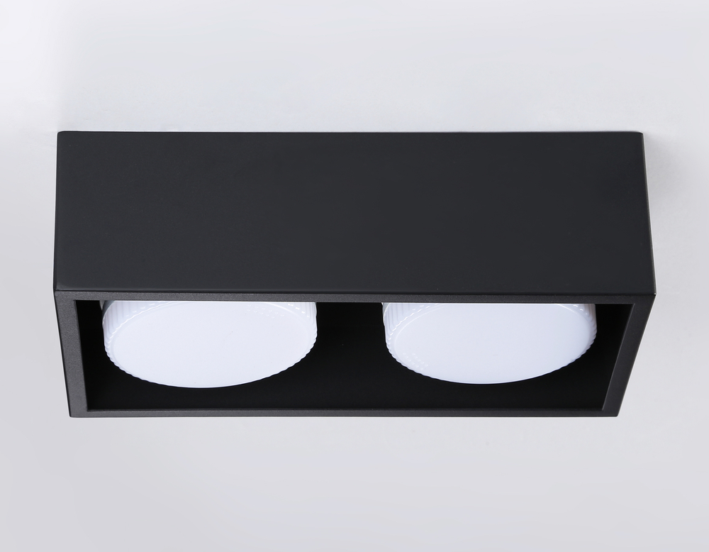 Светильник накладной TN70829/2 BK черный GX53/2 max 12W 200*100*60