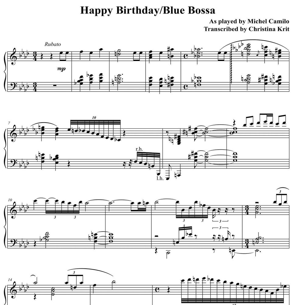 Happy Birthday/Blue Bossa