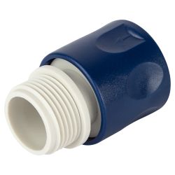 GAES20-10 GREEN APPLE ЕСО Соединитель (Коннектор) для шланга с внешней резьбой 19мм , пластик