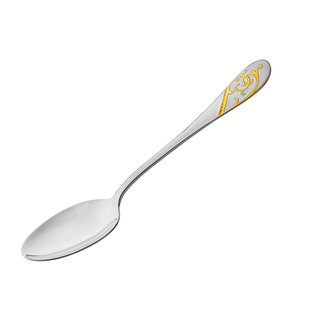 Ложка из серебра /Позолота,чернение,Эмаль