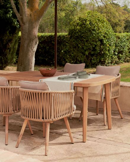 Maset Стол уличный из массива эвкалипта 170 x 90 см Испания La Forma