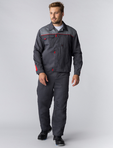 Костюм Фаворит-2 п/к, т.серый/серый