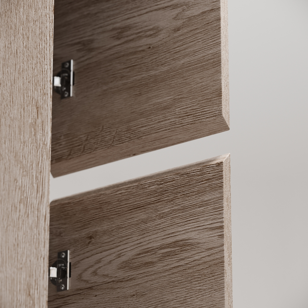 Шкаф-пенал подвесной Sancos Libra, дуб галифакс натуральный 350х300х1600 мм