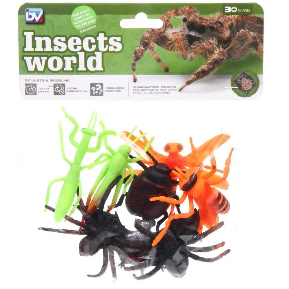 Насекомые в наборе «Жучки и паучки», 8 предметов, 24*23*4.5 см