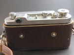 Фотоаппарат "ФЭД-2" с объективом "Индустар" в оригинальном кофре с коробкой , металл, стекло, кожа, Харьковский машиностроительный завод им. Дзержинского (ФЭД), СССР, 1961-1979 гг.