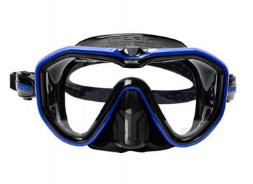 Маска Seac Appeal черно-синяя рамка/черный силикон