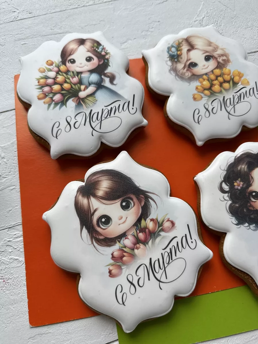 Имбирные пряники на 8 марта вкусный подарок