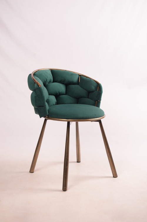 Стул Томми Низкий Гламур Велютто 33 Конус Белый