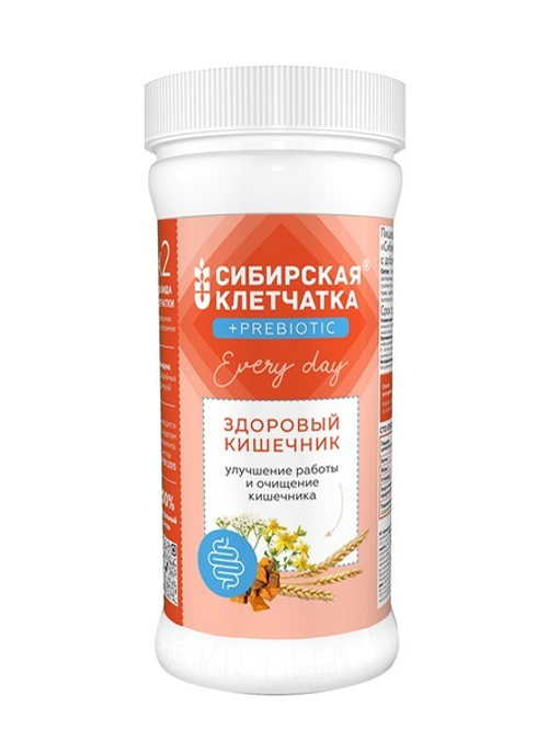 Здоровый кишечник. Клетчатка Сибирская, 2.0 с пребиотиками, 300 г