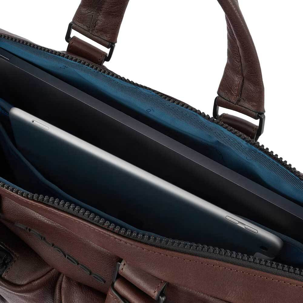 Сумка для ноутбука Piquadro Harper/Dark brown