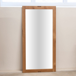 Зеркало настенное 123х63 см G+K деревянное в раме из дикого дуба в стиле лофт