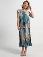 Костюм с юбкой Вайнона (зеленый) К15119-10М LT Collection