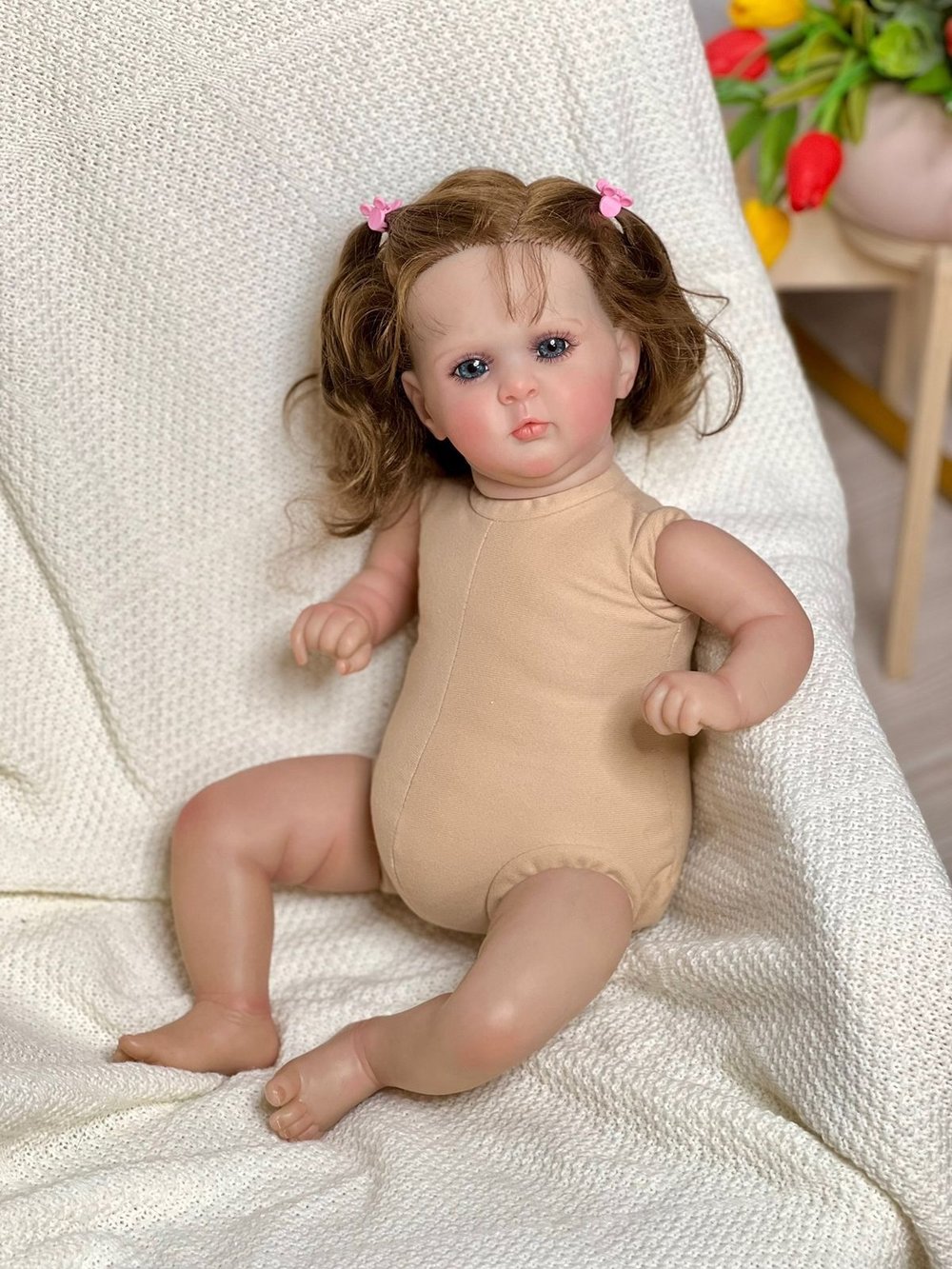 Кукла Реборн мягконабивная 48см (FA-843)