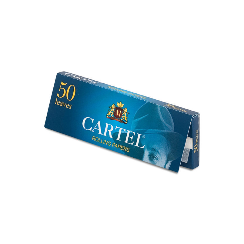 Бумага для сигарет "Cartel" Blue Organic 50л*50шт