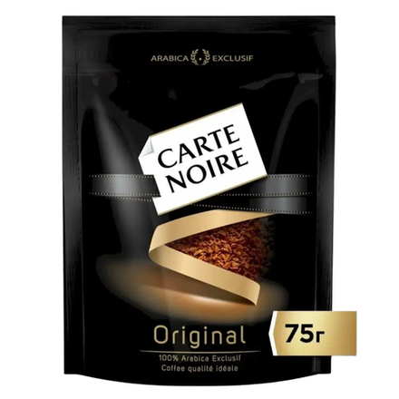 Кофе растворимый Carte Noire Original 75 гр м/уп