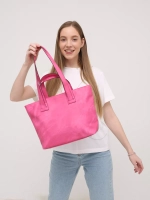 сумка тоут через плечо средняя с двумя ручками