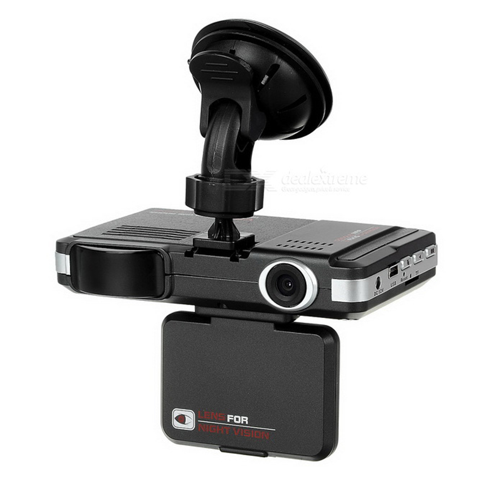 Автомобильный видеорегистратор 2 в 1 VG1 (DVR+радар) (черный)