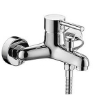 СМЕСИТЕЛЬ ДЛЯ ВАННЫ С КОРОТКИМ ИЗЛИВОМ BRAVAT SLIM F6332366CP-01-RUS