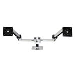 Двойное настольное крепление Ergotron LX Dual Side-by-Side Arm (45-245-026), Серебряный