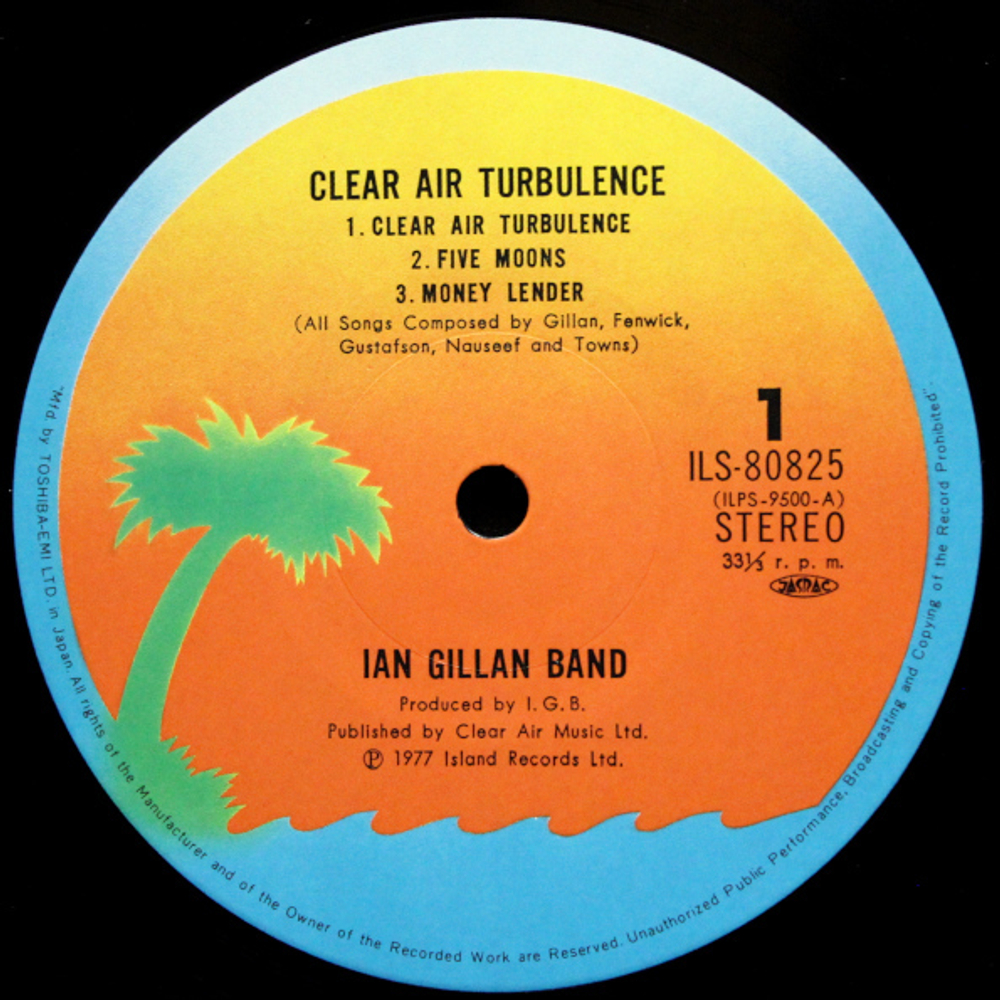 Ian Gillan Band / Clear Air Turbulence (LP)