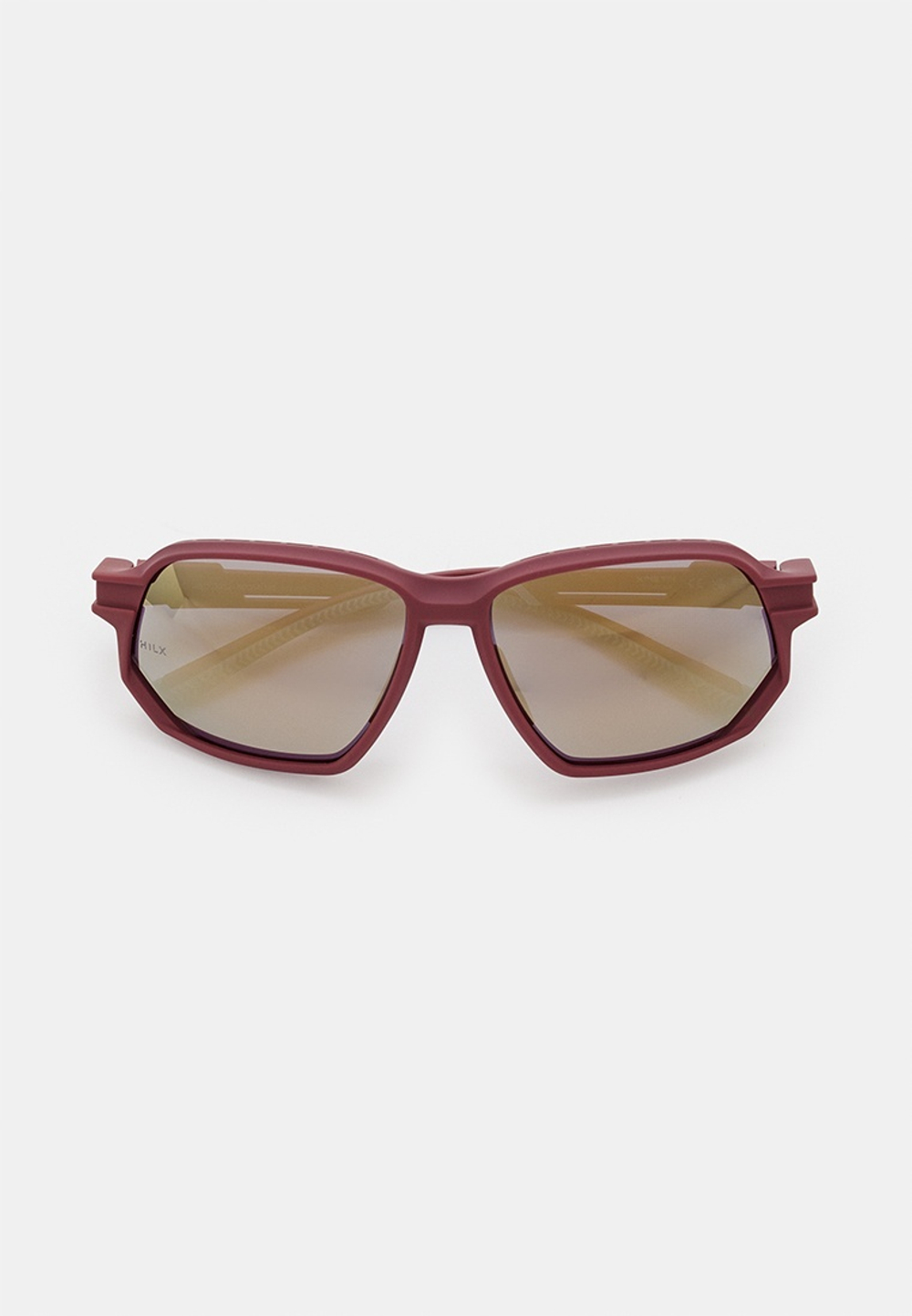 Спортивные очки HILX Syndicate Matt Solid Brick Red / Gold Polarized Lens