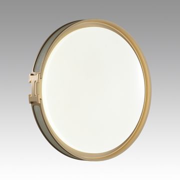 Настенно-потолочный светильник 48W 4000K 7654/DL серый/золотой D405 IP43 COLOR Favemo Grey Sonex