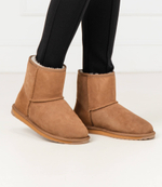 Кожаные угги stinger mini EMU Australia - каштановый(W10003)