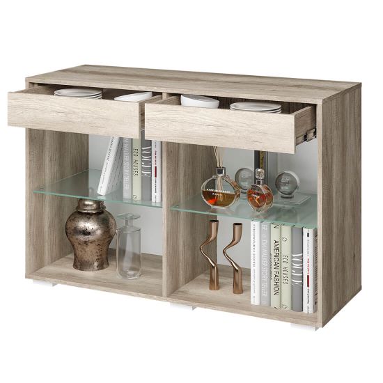 Наоми КМ-10 Комод дуб каньон/графит нубук