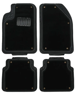 Ковры резиновые TS2212P Black (4шт) (0207) KING