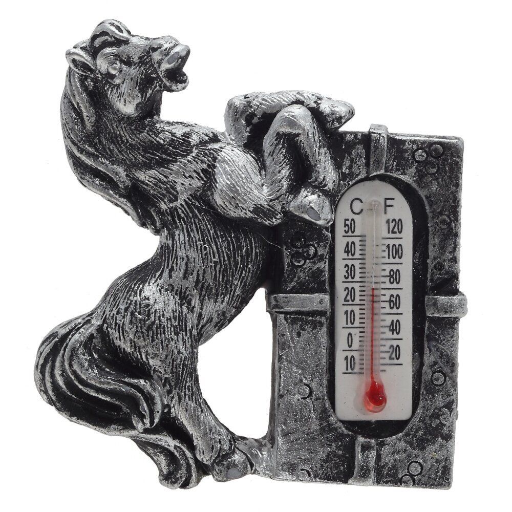 GAEM Магнит "Лошадка" с термометром, L5 W1,5 H5,5 см, 8в.