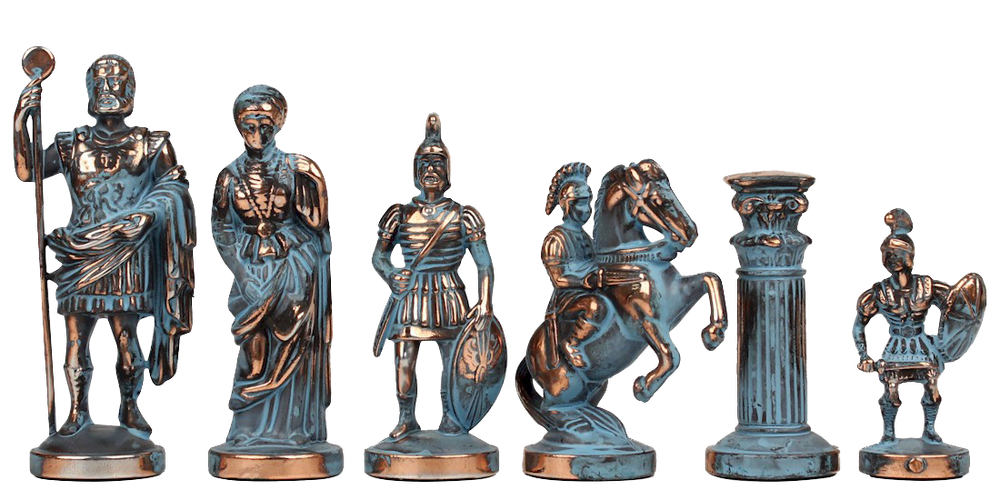 Manopoulos Шахматы металлические эксклюзивные "Греко-Романский Период"