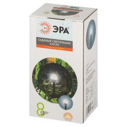 Светильник уличный ЭРА ERASF23-15 Капля на солнечной батарее холодный белый высота 33 см 1 LED